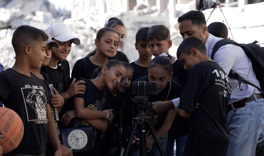 “Little Filmmaker” initiative trains Palestinian kids during Gaza war