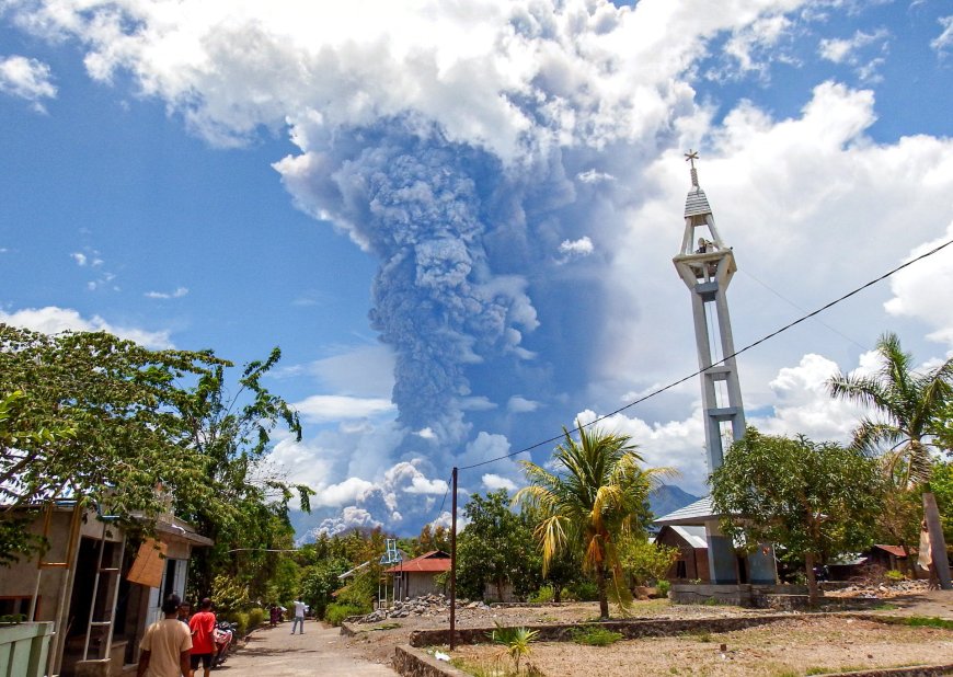 Indonesia’s Laki-Laki erupts eight times as gov’t eyes permanent relocation