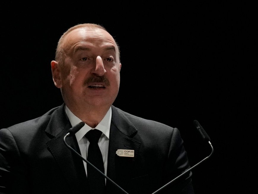 Azerbaijan leader accuses France of colonial ‘crimes’ in COP29 speech