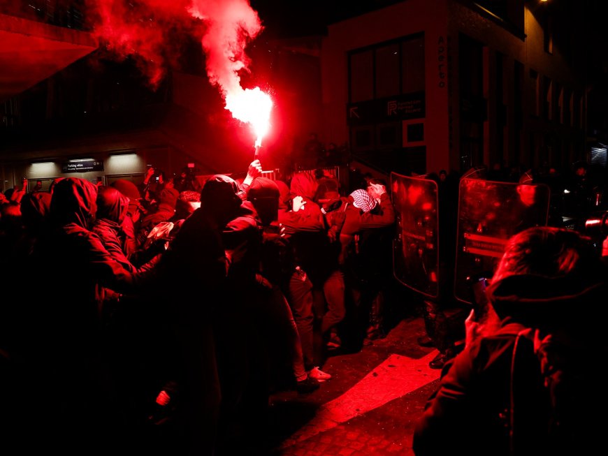 Protests against pro-Israel gala on eve of France-Israel match