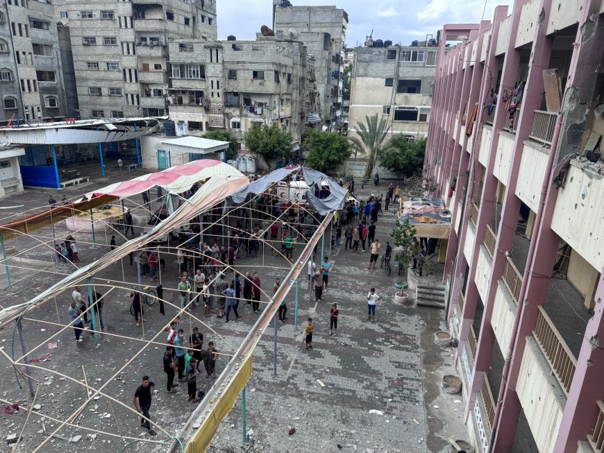 Israeli air raid on Gaza City school-turned-shelter kills 10 people