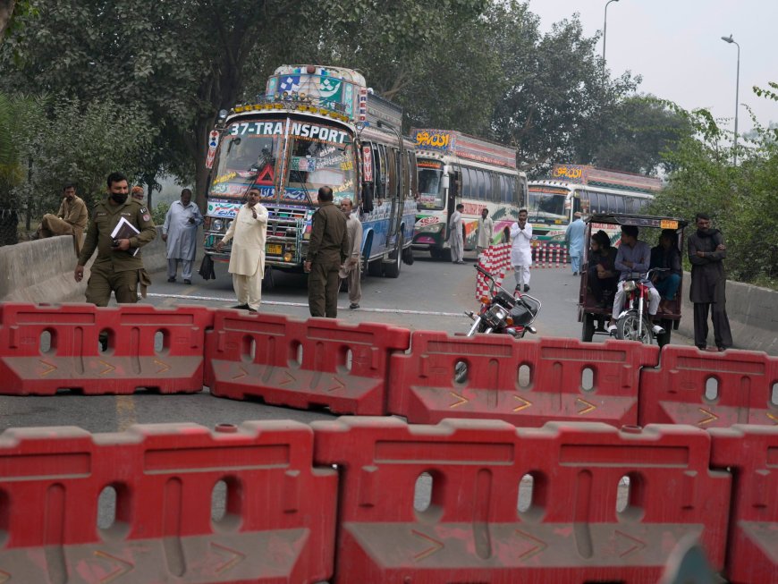 Pakistani capital in lockdown before march by Imran Khan’s supporters