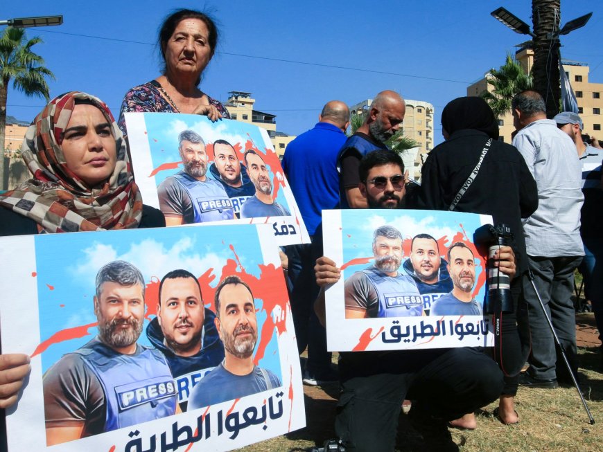 Israel deliberately killed three Lebanon journalists, rights watchdog says