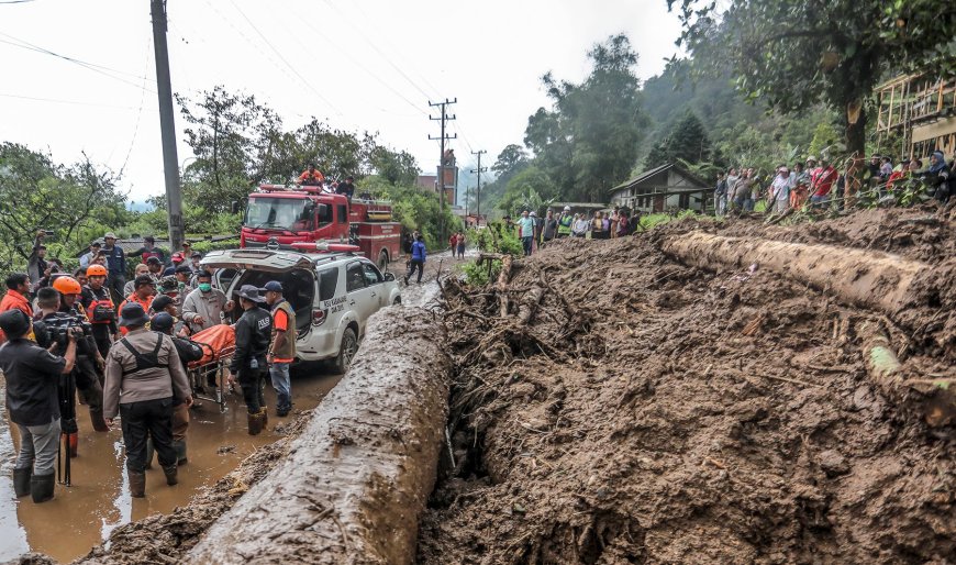 Destruction after deadly landslides and flashfloods hit Indonesia’s Sumatra