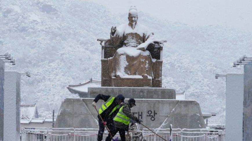 At least three dead as South Korea battles heavy snow