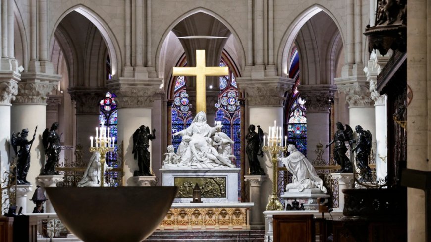 Restored Notre-Dame Cathedral in Paris unveiled after 2019 fire