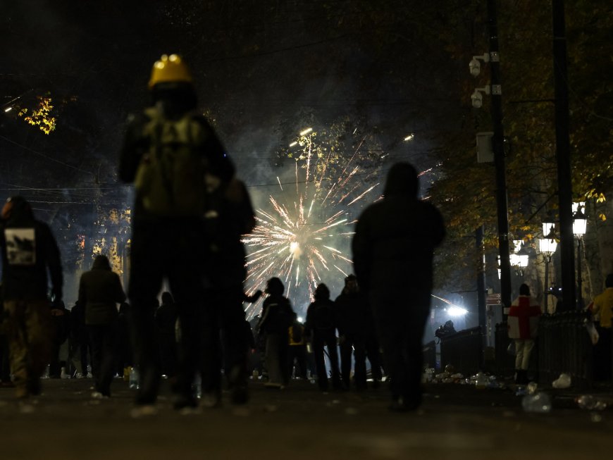 Georgia’s PM accuses opposition of orchestrating protest violence