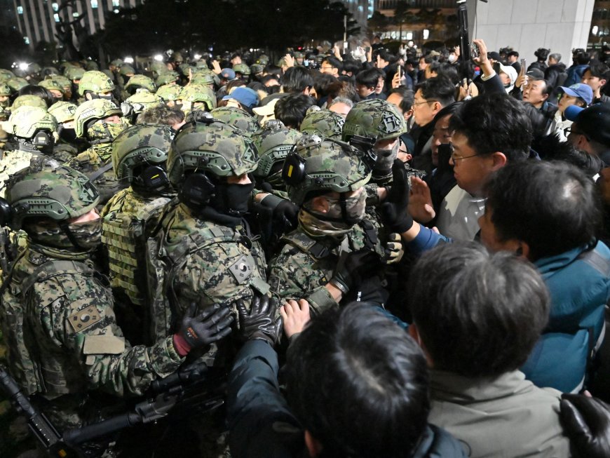 South Korean parliament votes against president’s martial law declaration