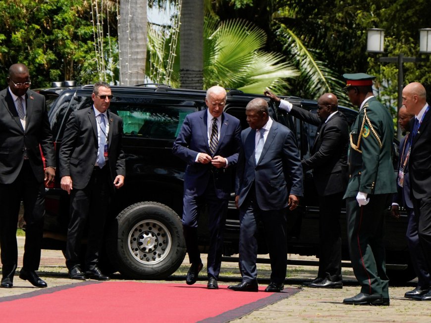 Biden makes historic visit by a US president to Angola