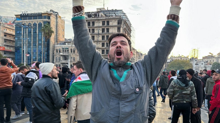 Celebrations in Damascus as Assad regime falls