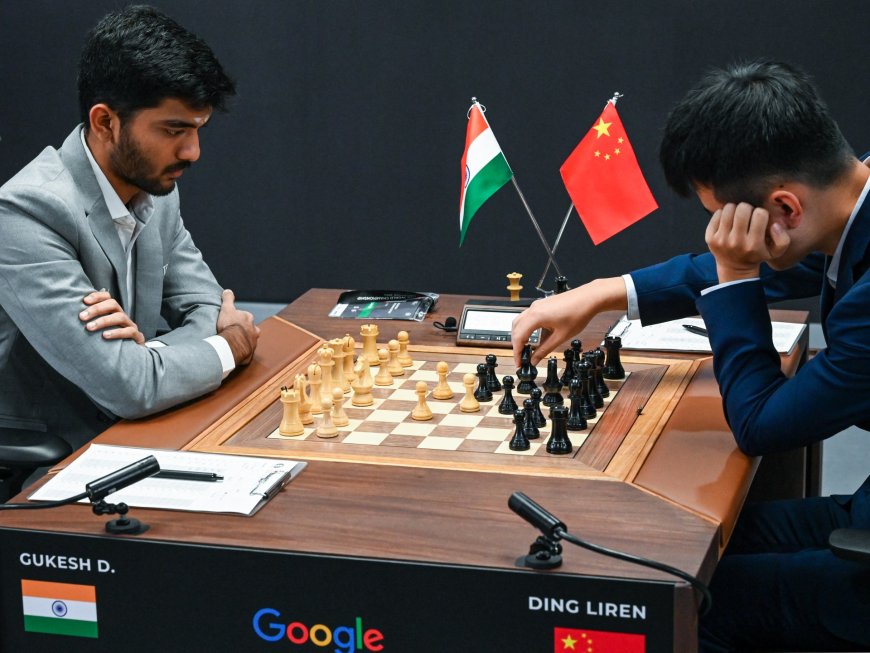 Gukesh defeats Ding, takes 6-5 lead in world chess championship