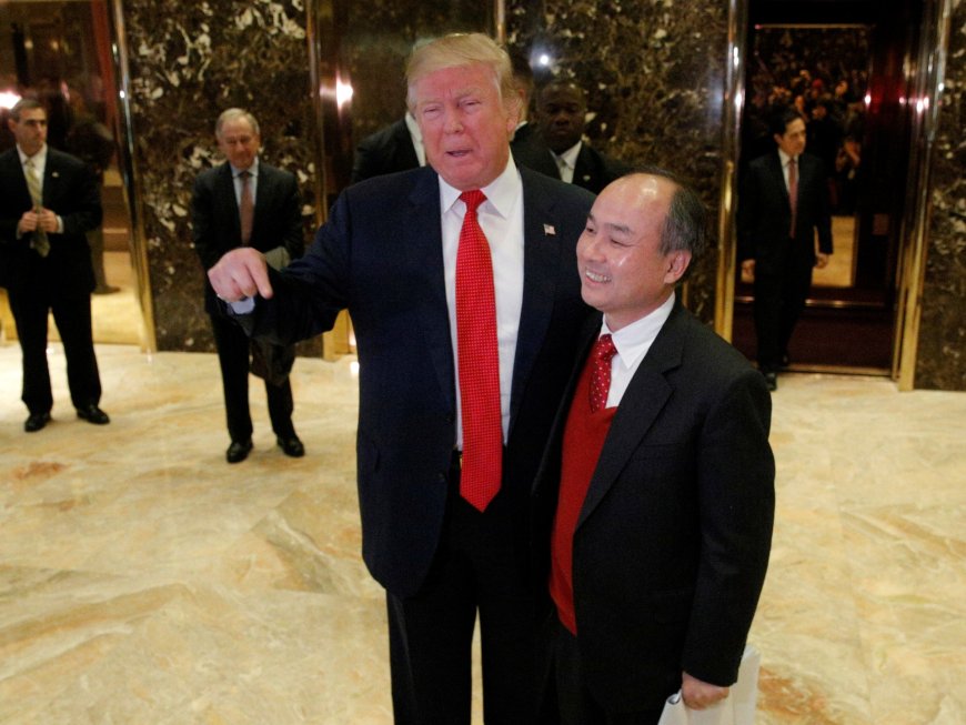 Trump, SoftBank CEO Masayoshi Son announce $100bn US investment