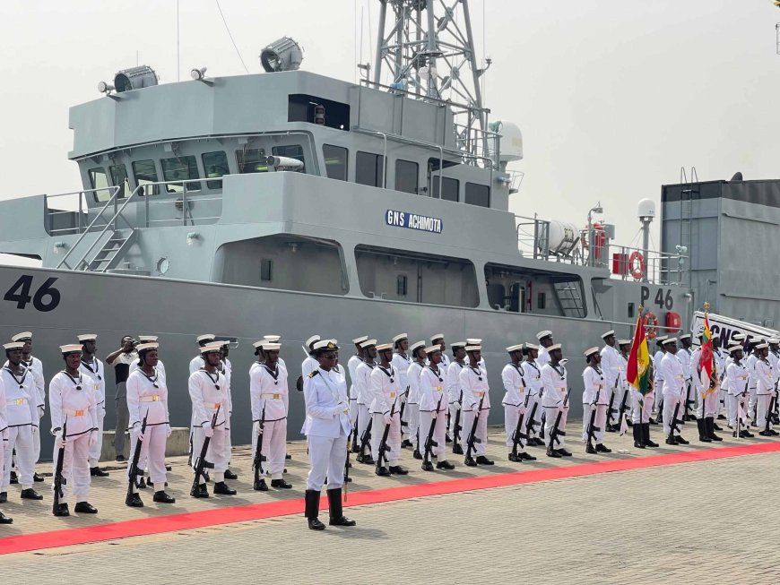 Ghana commissions biggest navy ship