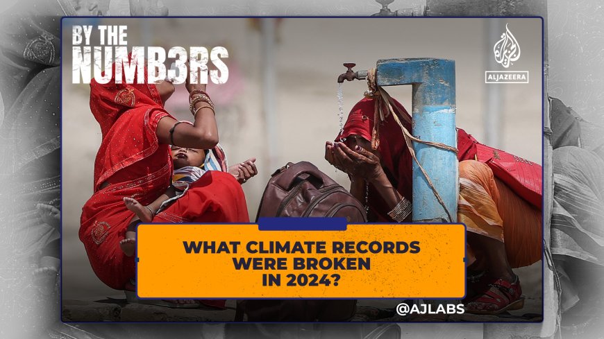 What climate records were broken in 2024?