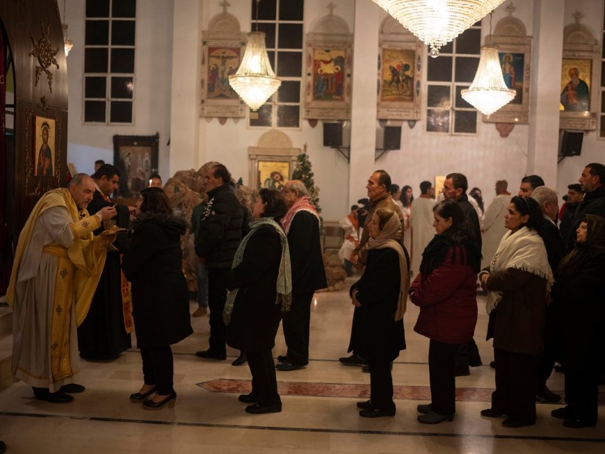 Syrian Christians attend first Christmas Eve service since al-Assad’s fall