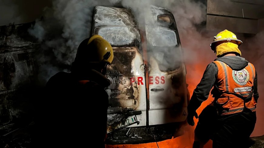 Video: Israeli attack kills five journalists inside press vehicle in Gaza