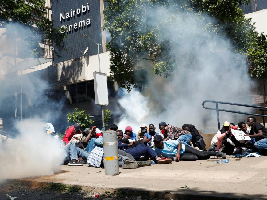 Kenya police fire tear gas at protest against alleged government abductions