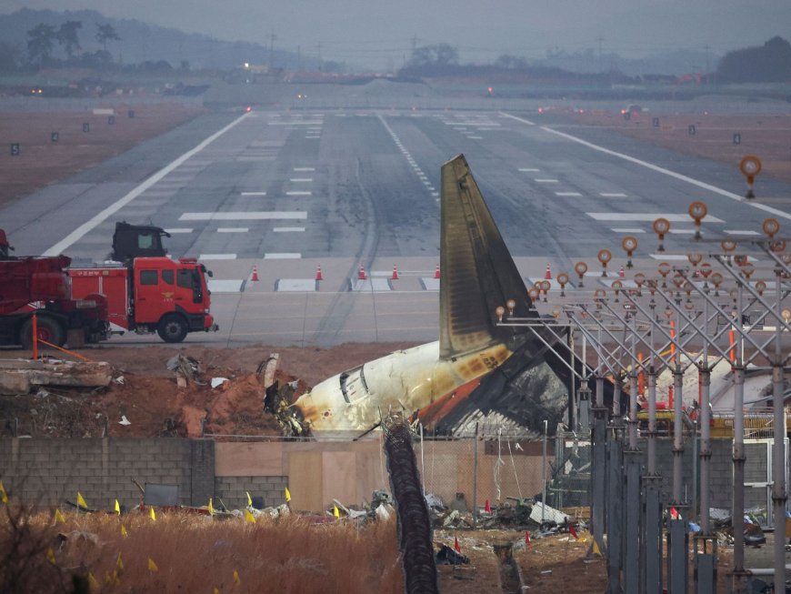 South Korean air disaster casts scrutiny on concrete runway embankment