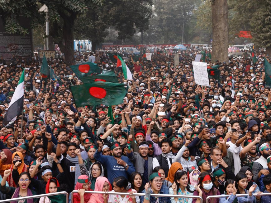 Thousands march in Bangladesh calling for prosecution of overthrown PM