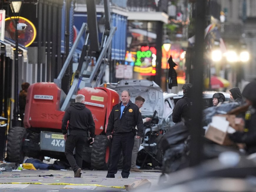 At least 10 dead as a truck rams a New Year’s crowd in New Orleans