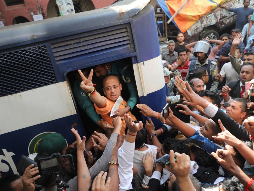 Bangladesh court again rejects bail for Hindu leader charged with sedition