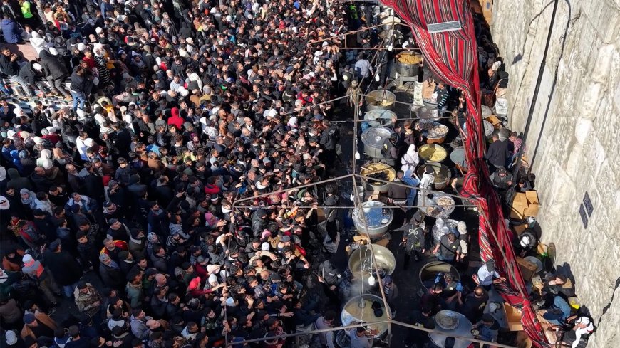 Crowd crush at free lunch event at Damascus mosque kills four people