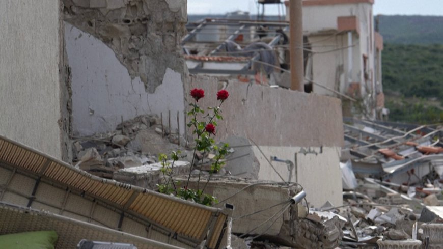 Inside the Lebanese border town Israeli forces turned to ruins