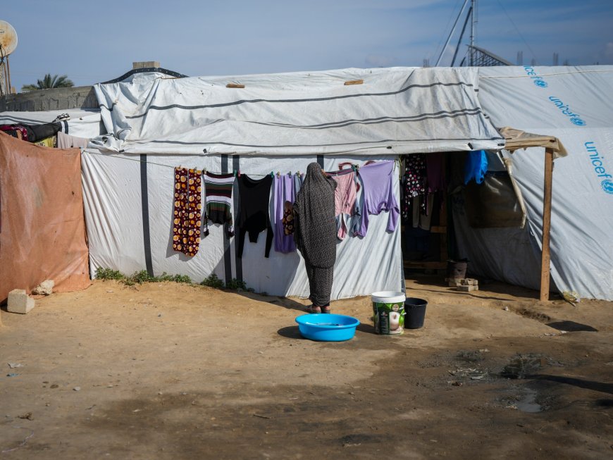 ‘My heart is split in two’: The women waiting to return to northern Gaza