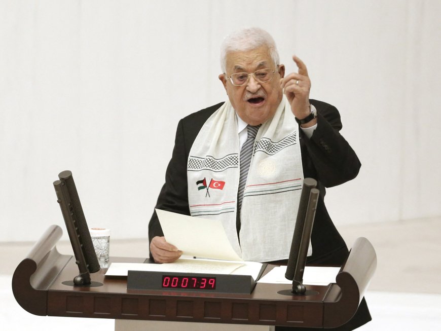 Palestinian leader Abbas tells Turkish parliament he will go to Gaza