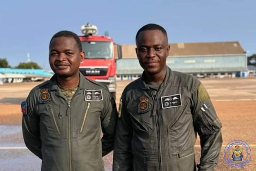 Two Ghana Air Force pilots complete first solo flight 