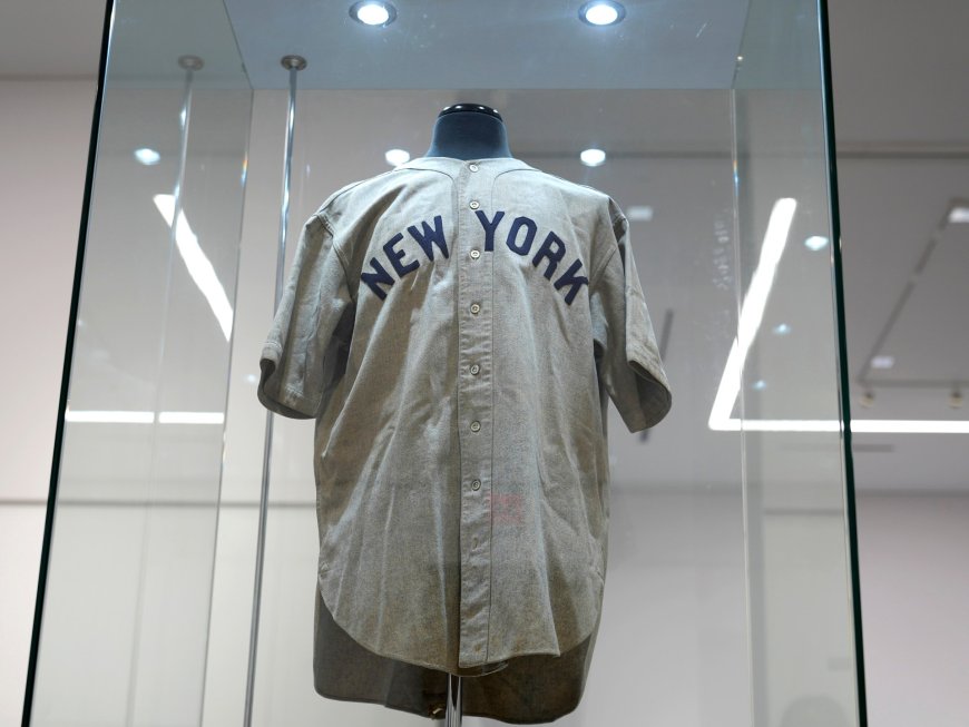 Baseball legend Babe Ruth’s shirt breaks sports memorabilia auction record